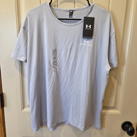 Under Armour Women's XL Rush Vanish Energy SS 2.0 T-Shirt  New Loose Fit - Picture 1 of 11